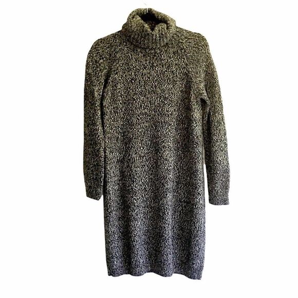 HOBBS London Cotton Turtleneck Long Sleeve Midi Sweater Dress 6 - Picture 6 of 13